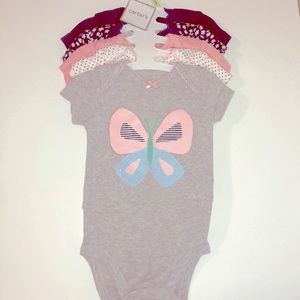 Carter’s 5PC Baby Girl Onesies